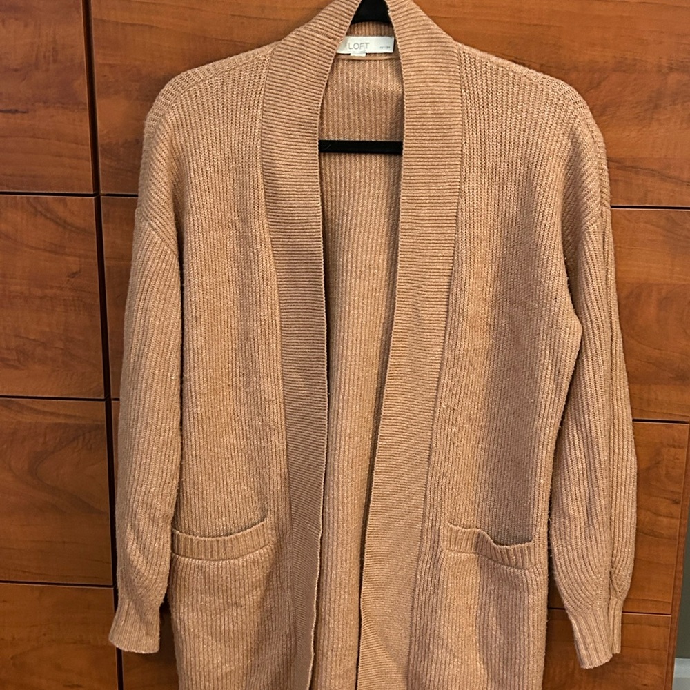 LOFT Open-Front Cardigan